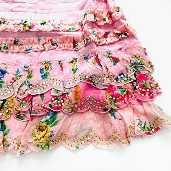 FILLYBOO Lotus 'Carnivale' Corset Mini Dress In Pink NWT - Picture 7 of 15